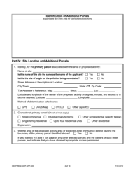 Form DEEP-REM-GWP-APP-600 Application for Emergency or Temporary Authorization to Discharge to Groundwater to Remediate Pollution - Connecticut, Page 4