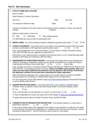 Form DEP-WEED-APP-300 Permit Application for Cgs Section 22a-454 Waste Facilities - Connecticut, Page 4
