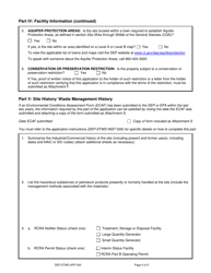 Form DEP-STWD-APP-500 Permit Application for a Stewardship Permit - Connecticut, Page 4