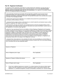 Form DEEP-RCY-REG-006 General Permit Registration Form for the Addition of Grass Clippings at Registered Leaf Composting Facilities - Connecticut, Page 8