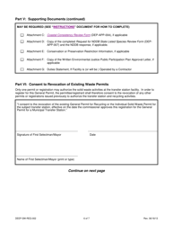 Form DEEP-SW-REG-002 General Permit Registration Form for a Municipal Transfer Station - Connecticut, Page 6