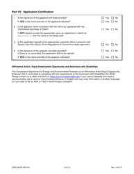 Form DEEP-WPED-APP-001 Wastewater Discharge Permit Application Checklist - Connecticut, Page 13