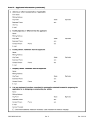 Form DEEP-WPED-APP-001 Wastewater Discharge Permit Application Checklist - Connecticut, Page 3