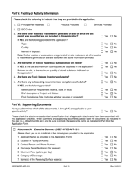 Form DEEP-WPED-APP-001 Wastewater Discharge Permit Application Checklist - Connecticut, Page 5