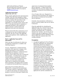 Instructions for Form DEEP-FOR-APP-100 Application for Commercial Forest Practitioner Certification - Connecticut, Page 2