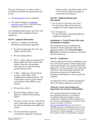 Instructions for Form DEEP-FOR-APP-100 Application for Commercial Forest Practitioner Certification - Connecticut, Page 4