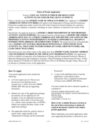 Instructions for Form DEEP-WPED-APP-100 Permit Application for Wastewater Discharges From Manufacturing, Commercial, and Other Activities - Connecticut, Page 4