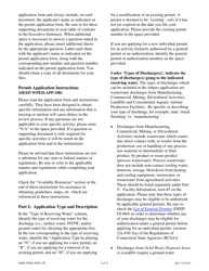 Instructions for Form DEEP-WPED-APP-100 Permit Application for Wastewater Discharges From Manufacturing, Commercial, and Other Activities - Connecticut, Page 5