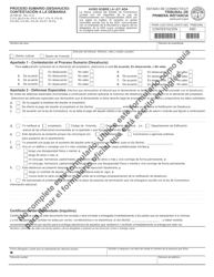 Document preview: Formulario JD-HM-005S Proceso Sumario (Desahucio) Contestacion a La Demanda - Connecticut (Spanish)