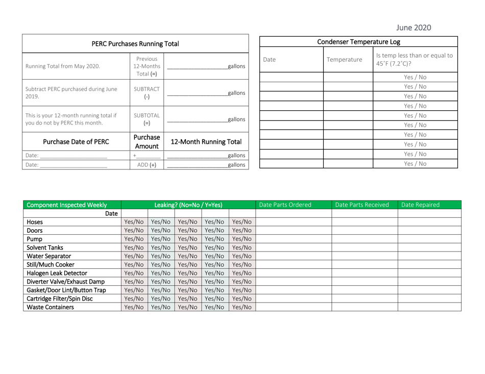 Compliance Calendar for Florida Perchloroethylene Dry Cleaners - Florida, Page 15