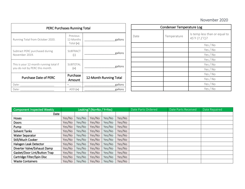 Compliance Calendar for Florida Perchloroethylene Dry Cleaners - Florida, Page 25