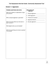 Full Assessment Interview Guide Community Assessment Tool - Florida, Page 14