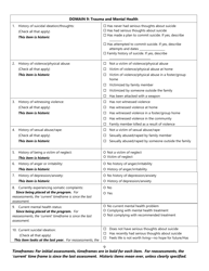 Residential Assessment for Youth (Ray) - Florida, Page 9