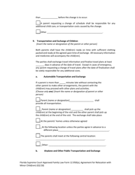Family Law Form 12.950(A) Agreement for Relocation With Minor Child(Ren) - Florida, Page 14