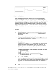 Family Law Form 12.950(A) Agreement for Relocation With Minor Child(Ren) - Florida, Page 8