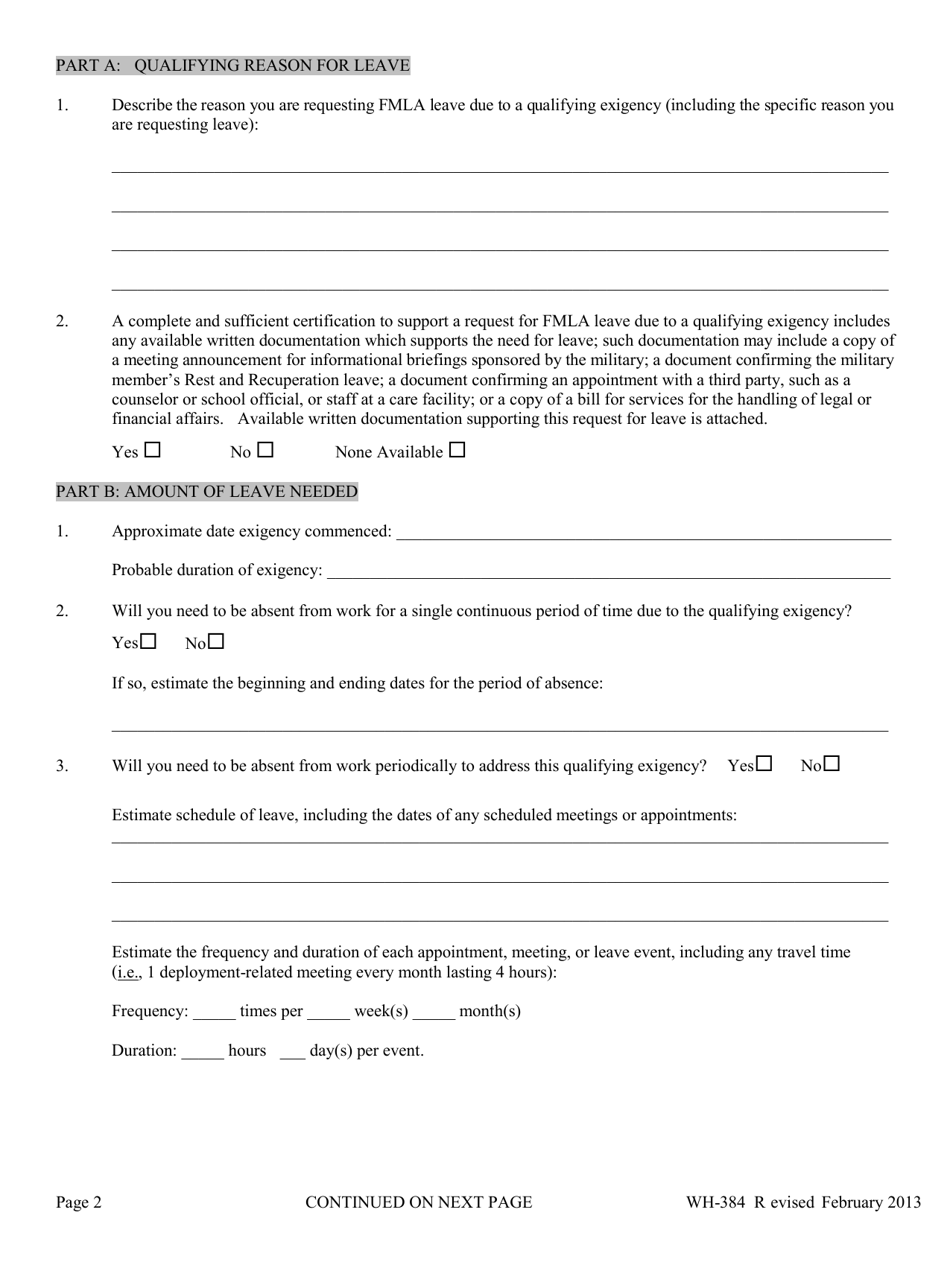 Form WH-384 - Fill Out, Sign Online and Download Fillable PDF, Arkansas ...