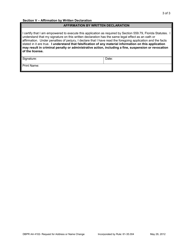 Form DBPR AA-4102 Request for Address/Name Change - Florida, Page 3