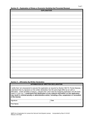 Form DBPR ALU9 Application for License From Null and Void (Expired License) - Florida, Page 7