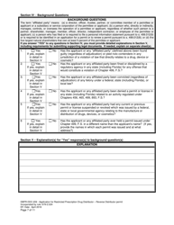Form DBPR-DDC-209 Application for Restricted Prescription Drug Distributor - Reverse Distributor Permit - Florida, Page 7