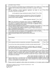 Form DBPR-DDC-235 Application for Permit as a Prescription Drug Manufacturer - Virtual - Florida, Page 10