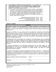 Form DBPR-DDC-235 Application for Permit as a Prescription Drug Manufacturer - Virtual - Florida, Page 13