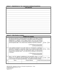 Form DBPR-DDC-235 Application for Permit as a Prescription Drug Manufacturer - Virtual - Florida, Page 8