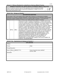 Form DBPR VM3 Application for a Limited-Service Veterinary Medical Practice Permit - Florida, Page 4