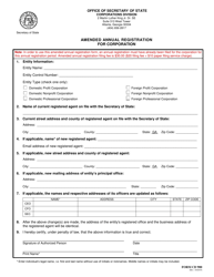 Form CD900 Amended Annual Registration for Corporation - Georgia (United States), Page 2