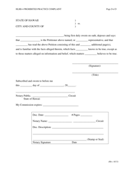Form HLRB-5 Petition for Review of Refunds - Hawaii, Page 3