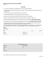 Application for Installation Permit - Hawaii, Page 3