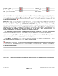 Instructions for Form 1F-P-1098 Order/Notice to Withhold Income for Support - Hawaii, Page 12