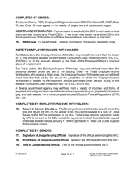 Instructions for Form 1F-P-1098 Order/Notice to Withhold Income for Support - Hawaii, Page 5