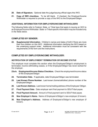 Instructions for Form 1F-P-1098 Order/Notice to Withhold Income for Support - Hawaii, Page 6