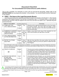 Form 1F-P-871 Document Checklist - Hawaii