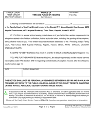 Form 1F-P-1041 Notice of Time and Place of Hearing (By Publication) - Hawaii, Page 2