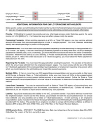 Instructions for Form 1F-P-888 Order/Notice to Withhold Income for Support - Hawaii, Page 11