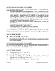 Instructions for Form 1F-P-888 Order/Notice to Withhold Income for Support - Hawaii, Page 2