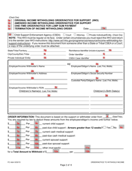 Instructions for Form 1F-P-888 Order/Notice to Withhold Income for Support - Hawaii, Page 9