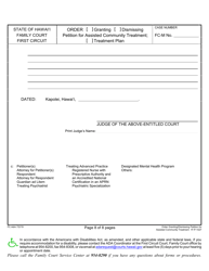 Form 1F-P-1027 Order Granting or Dismissing Petition - Hawaii, Page 8