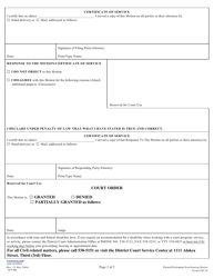Form 1DC39 Plaintiff(S)&#039; / Defendant(S)&#039; Non-hearing Motion; Declaration; Notice of Motion; Certificate of Service - Hawaii, Page 2