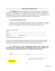 Form 2F-P-468 Temporary Restraining Order - Hawaii, Page 5