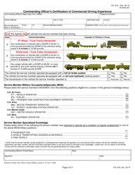 Form ITD3143 Application for Even Exchange Cdl Military Knowledge and Skills Test Waiver - Idaho, Page 3