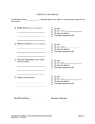 Form CAO GCPi9-5 Guardian&#039;s Annual Status Report for a Minor - Idaho, Page 6