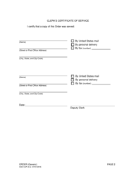 Form CAO CvPi4-4X Order (Generic) - Idaho, Page 2