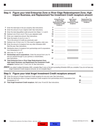 Schedule 4255 Recapture of Investment Tax Credits - Illinois, Page 2