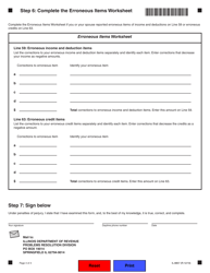 Form IL-8857 Request for Innocent Spouse Relief - Illinois, Page 4