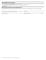 Form RMFT-5-US-X Amended Return/Claim for Credit Underground Storage Tank Tax and Environmental Impact Fee - Illinois, Page 4