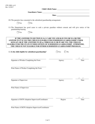 Form CFS1800-A-G Subsidized Guardianship Eligibility Determination - Illinois, Page 3