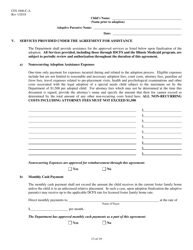 Form CFS1800-C-A Adoption Assistance Agreement - Illinois, Page 13