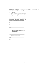 Vendor License Agent Contract - Illinois, Page 8